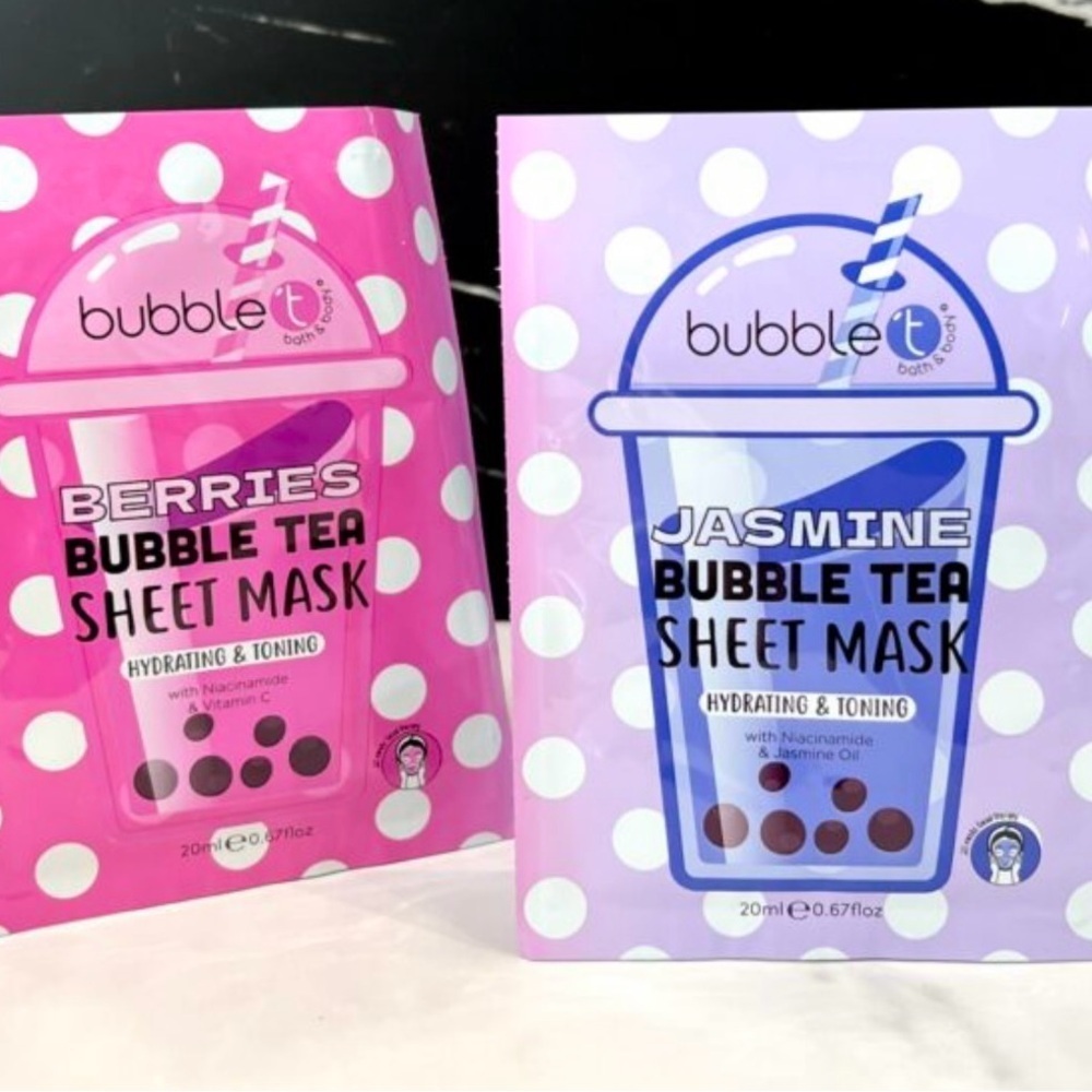 Bubble Tea Sheet Mask Set